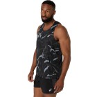 Ανδρική Μπλούζα T-shirt Asics Road All Over Print Singlet 2011D091-001