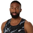 Ανδρική Μπλούζα T-shirt Asics Road All Over Print Singlet 2011D091-001