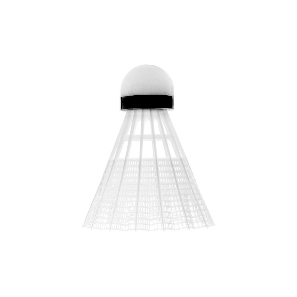Μπαλάκια Badminton Προπόνησης Νάιλον, χαμηλής ταχύτητας (6 τμχ.) Teloon 42073
