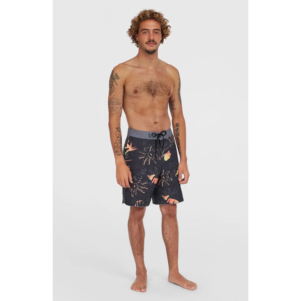 Ανδρικό Μαγιό Men Hyperfreak Mysto Scallop 19'' Boardshorts 2800184-39105 Black