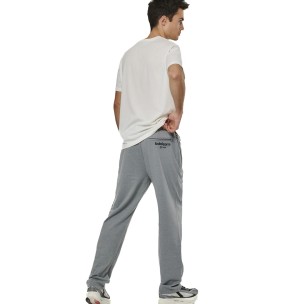 Ανδρικό Παντελόνι Φόρμας Body Action Μen's Essentials French Terry Pants 023527-01 (Silver Grey)