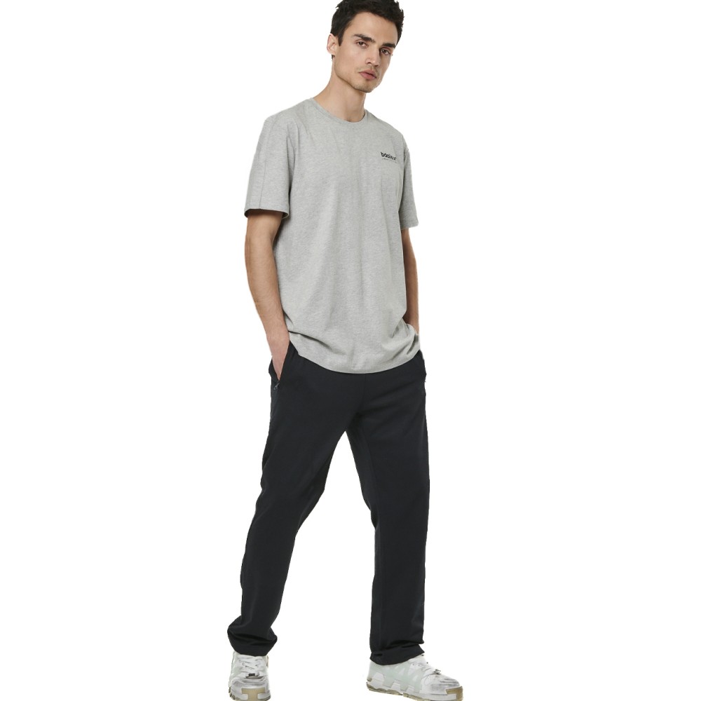 Ανδρικό Παντελόνι Body Action Μen's Essentials French Terry Pants 023527-01 (Black)