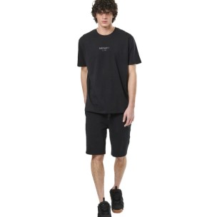 Ανδρική Κλασική Βερμούδα Body Action Μen's Essentials Jersey Shorts 033517-01 (Black)