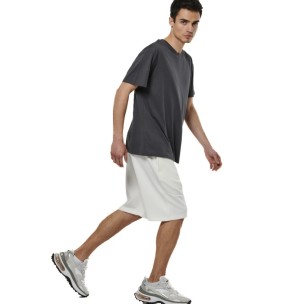 Ανδρικό V-Neck T-Shirt Body Action Men's V-Neck T-Shirt 053521-01 (Graphite Grey)