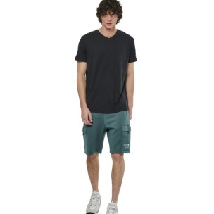 Ανδρικό V-Neck T-Shirt Body Action Men's V-Neck T-Shirt 053521-01 (Black)