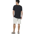 Ανδρικό Modal T-Shirt Body Action Men's Modal Blend Raw Cut T-Shirt 053527-01 (Black)
