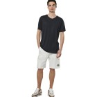 Ανδρικό Modal T-Shirt Body Action Men's Modal Blend Raw Cut T-Shirt 053527-01 (Black)