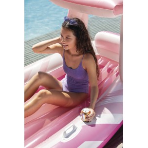 Στρώμα Θαλάσσης Pink Paradise Boat Float Intex 57804