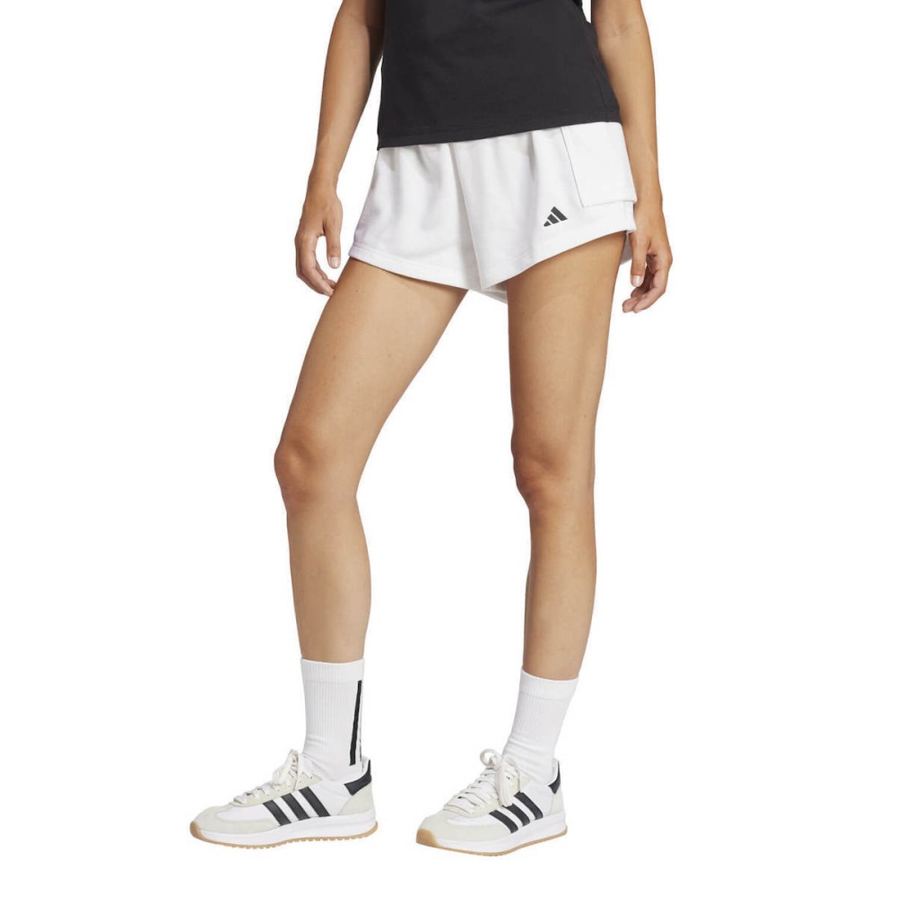 Γυναικείο Αθλητικό Σορτς Adidas Essentials Small Logo French Terry Cargo Shorts JD9945