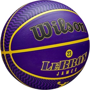 Μπάλα Μπάσκετ Wilson Nba Player Icon Outdoor Lebron James WZ4027601XB7 (Size 7)