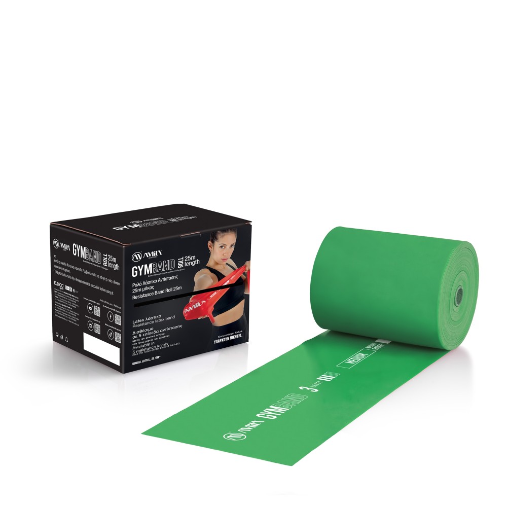 Λάστιχο GymBand Ρολό Μεσαίο Amila 48146