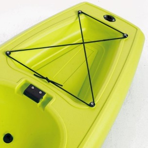 Παιδικό Καγιάκ με κουπί και ενσωματωμένη πλάτη Sck Hoppy (Κίτρινο)