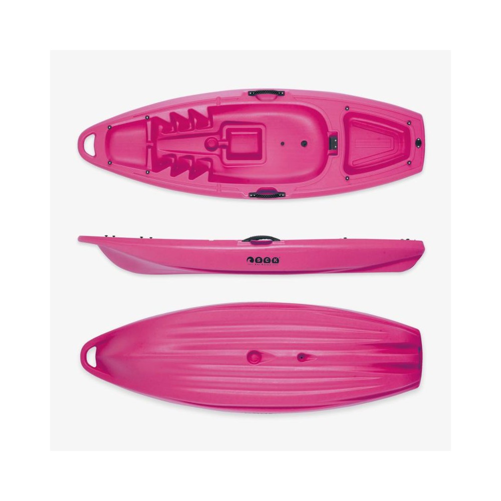 Παιδικό Καγιάκ με κουπί και ενσωματωμένη πλάτη Sck Hoppy (Φούξια)