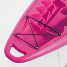 Παιδικό Καγιάκ με κουπί και ενσωματωμένη πλάτη Sck Hoppy (Φούξια)