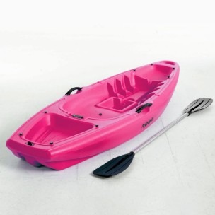 Παιδικό Καγιάκ με κουπί και ενσωματωμένη πλάτη Sck Hoppy (Φούξια)
