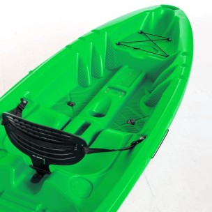 Μονοθέσιο Καγιάκ με Λευκή Γάστρα Sck Tipsy 254 (Πράσινο-Άσπρο)
