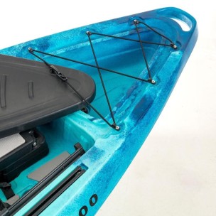 Μονοθέσιο Pedal Kayak Ready με Αλουμινίου Κάθισμα και Box Sck Largo 300 (Μπλέ-Τυρκουάζ)