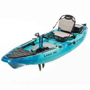 Μονοθέσιο Pedal Kayak Ready με Αλουμινίου Κάθισμα και Box Sck Largo 300 (Μπλέ-Τυρκουάζ)