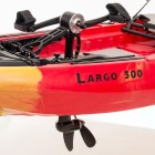 Μονοθέσιο Pedal Kayak Ready με Αλουμινίου Κάθισμα και Box Sck Largo 300 (Κόκκινο-Κίτρινο)