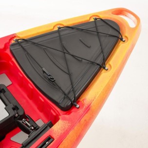 Μονοθέσιο Pedal Kayak Ready με Αλουμινίου Κάθισμα και Box Sck Largo 300 (Κόκκινο-Κίτρινο)