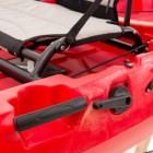 Μονοθέσιο Pedal Kayak Ready με Αλουμινίου Κάθισμα και Box Largo 300 Κόκκινο-Κίτρινο