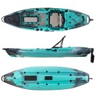 Μονοθέσιο Pedal Kayak Ready με Αλουμινίου Κάθισμα και Box Sck Largo 300 (Μαύρο-Τυρκουάζ)