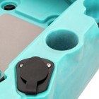 Μονοθέσιο Pedal Kayak Ready με Αλουμινίου Κάθισμα και Box Sck Largo 300 (Μαύρο-Τυρκουάζ)