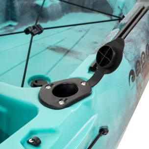 Μονοθέσιο Pedal Kayak Ready με Αλουμινίου Κάθισμα και Box Sck Largo 300 (Μαύρο-Τυρκουάζ)