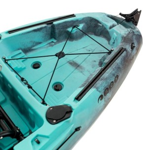 Μονοθέσιο Pedal Kayak Ready με Αλουμινίου Κάθισμα και Box Sck Largo 300 (Μαύρο-Τυρκουάζ)