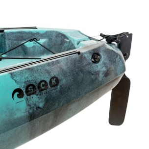 Μονοθέσιο Pedal Kayak Ready με Αλουμινίου Κάθισμα και Box Sck Largo 300 (Μαύρο-Τυρκουάζ)