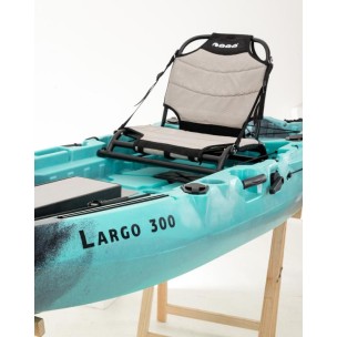 Μονοθέσιο Pedal Kayak Ready με Αλουμινίου Κάθισμα και Box Sck Largo 300 (Μαύρο-Τυρκουάζ)