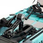 Μονοθέσιο Pedal Kayak Ready με Αλουμινίου Κάθισμα και Box Sck Largo 300 (Μαύρο-Τυρκουάζ)