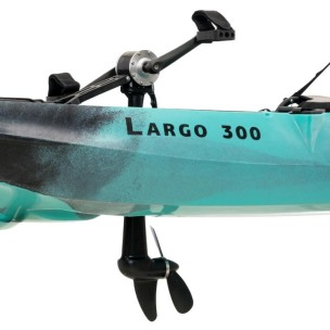 Μονοθέσιο Pedal Kayak Ready με Αλουμινίου Κάθισμα και Box Sck Largo 300 (Μαύρο-Τυρκουάζ)