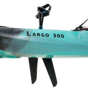 Μονοθέσιο Pedal Kayak Ready με Αλουμινίου Κάθισμα και Box Sck Largo 300 (Μαύρο-Τυρκουάζ)