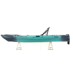 Μονοθέσιο Pedal Kayak Ready με Αλουμινίου Κάθισμα και Box Sck Cargo 320 Μαύρο-Τυρκουάζ