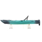 Μονοθέσιο Pedal Kayak Ready με Αλουμινίου Κάθισμα και Box Cargo 320 Μαύρο-Τυρκουάζ