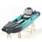 Μονοθέσιο Pedal Kayak Ready με Αλουμινίου Κάθισμα και Box Cargo 320 Μαύρο-Τυρκουάζ