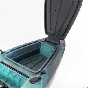 Μονοθέσιο Pedal Kayak Ready με Αλουμινίου Κάθισμα και Box Sck Cargo 320 Μαύρο-Τυρκουάζ