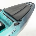 Μονοθέσιο Pedal Kayak Ready με Αλουμινίου Κάθισμα και Box Sck Cargo 320 Μαύρο-Τυρκουάζ
