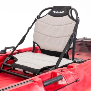 Μονοθέσιο Pedal Kayak Ready με Αλουμινίου Κάθισμα και Box Sck Cargo 320 (Μαύρο-Κόκκινο)