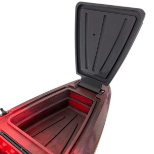 Μονοθέσιο Pedal Kayak Ready με Αλουμινίου Κάθισμα και Box Sck Cargo 320 (Μαύρο-Κόκκινο)