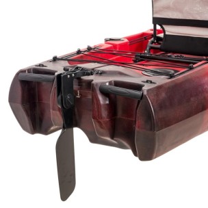 Μονοθέσιο Pedal Kayak Ready με Αλουμινίου Κάθισμα και Box Sck Cargo 320 (Μαύρο-Κόκκινο)