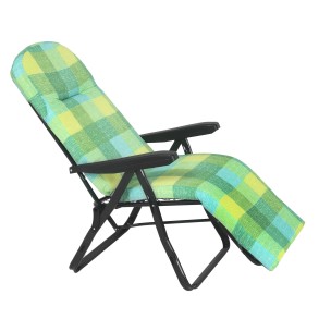 Πολυθρόνα 6 Θέσεων Πράσινου Σκελετού Πράσινο Καρό Μαξιλάρι Escape 15638