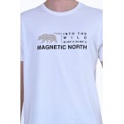 Ανδρικό T-Shirt Magnetic North Men's Graphic Tee Into The Wild 24003 (Off White)