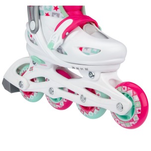 Ρυθμιζόμενα Πατίνια Nijdam Inline Skates "Sk8 Star" N20AA02 (Size 25-28)
