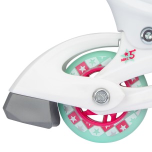 Ρυθμιζόμενα Πατίνια Nijdam Inline Skates "Sk8 Star" N20AA02 (Size 25-28)