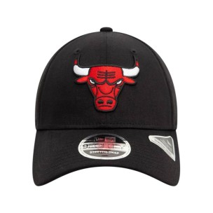 Αθλητικό Καπέλο New Era Chicago Bulls NBA Black 9FORTY Stretch Snap Adjustable Cap 60595178