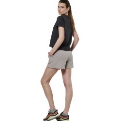 Γυναικεία Βερμούδα Body Action Women's Natural Dye Slub Beach Shorts 031524-03 (Clouds Grey)