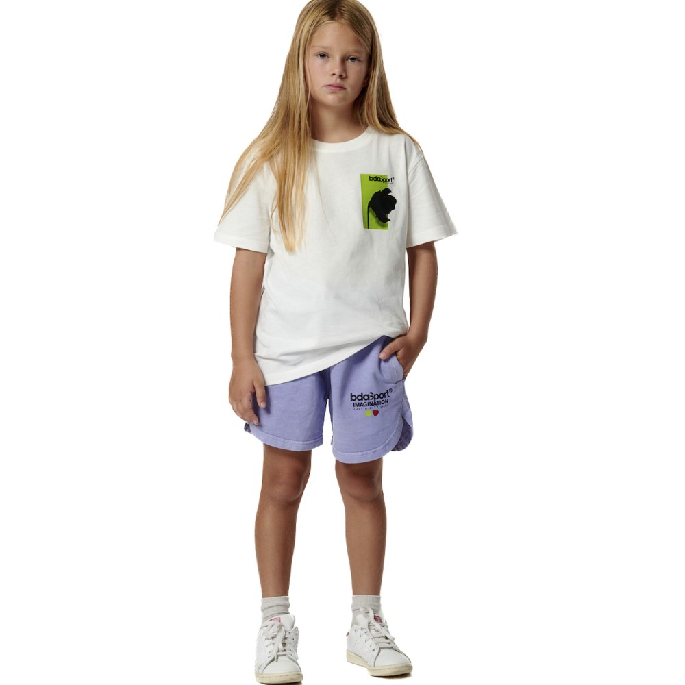 Παιδική Βερμούδα Body Action Girl's Natural Dye Shorts 032505-13C (Lavender Blue)