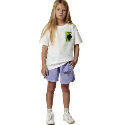 Παιδική Βερμούδα Body Action Girl's Natural Dye Shorts 032505-13C (Lavender Blue)